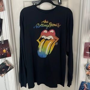 long sleeve rolling stones tshirt